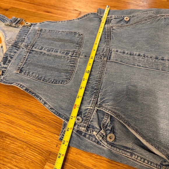 Gap Overalls Women Large Or Men Medium Y2K Denim Bibs Light Medium Wash Blue. - Picture 10 of 14